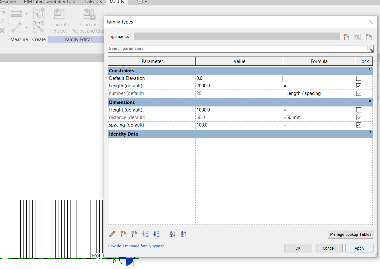 Solved cannot change height of partition family Autodesk Community