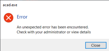 Error resolving - Autodesk Community