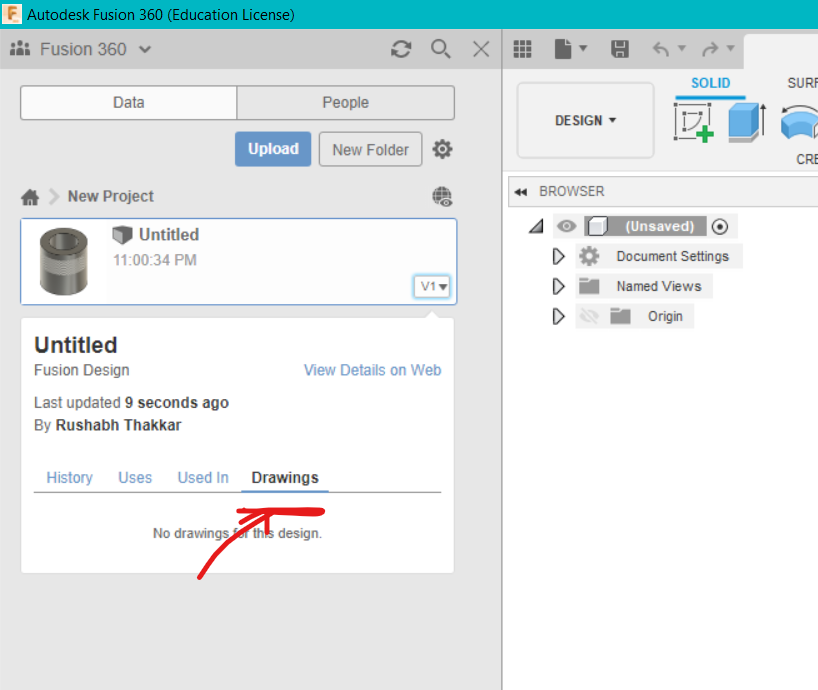 Solved: Drop down list of "drawing from design" feature - Autodesk ...