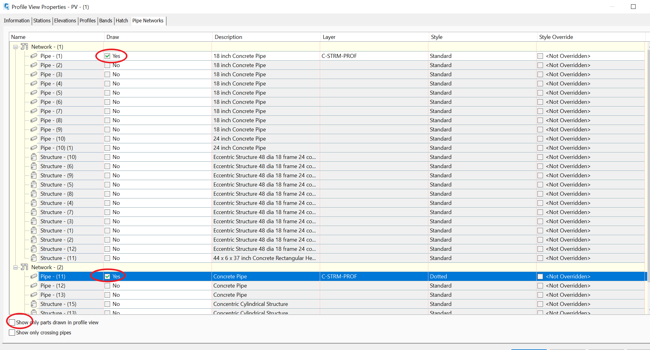 Bug Report: ProfileView.PipeOverrides issue - Autodesk Community