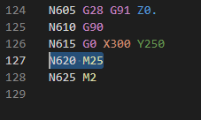 Solved: Hurco Post - Post ending and M25 line error - Autodesk Community