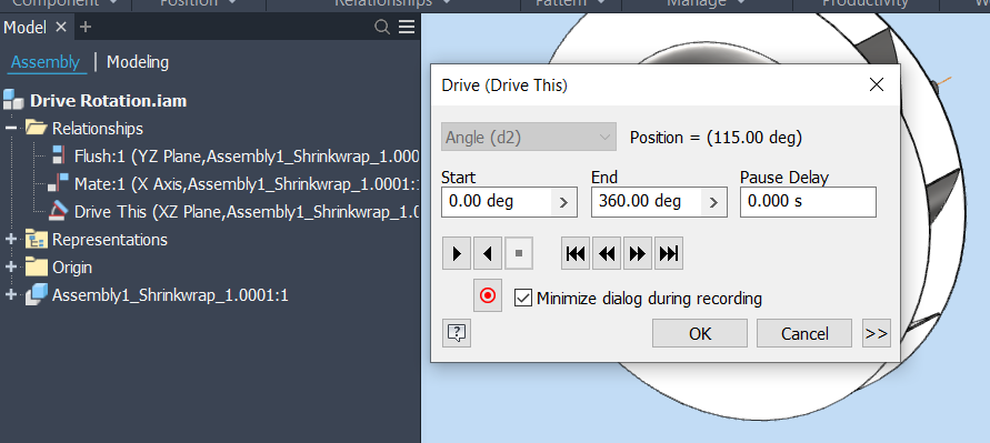 Problem of showing Simulation by applying motion mechanism. - Autodesk ...