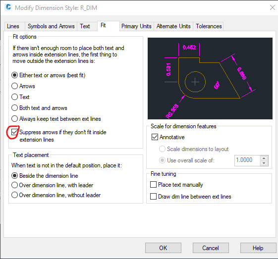 Add text, arrows, lines, areas on the 2D plan