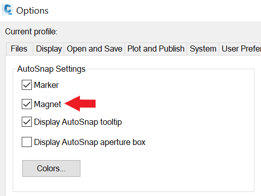 Solved: How to modify strength of snap magnet? - Autodesk Community