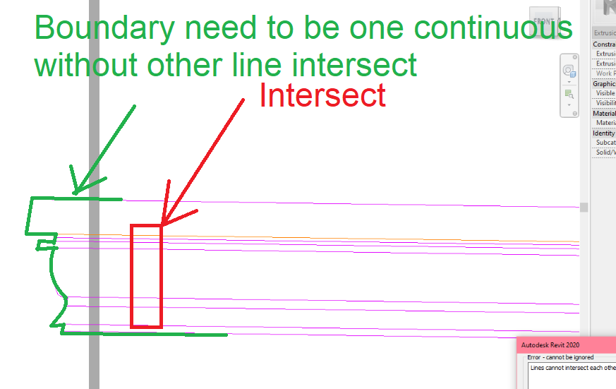 Lines cannot intersect each other Error - Autodesk Community