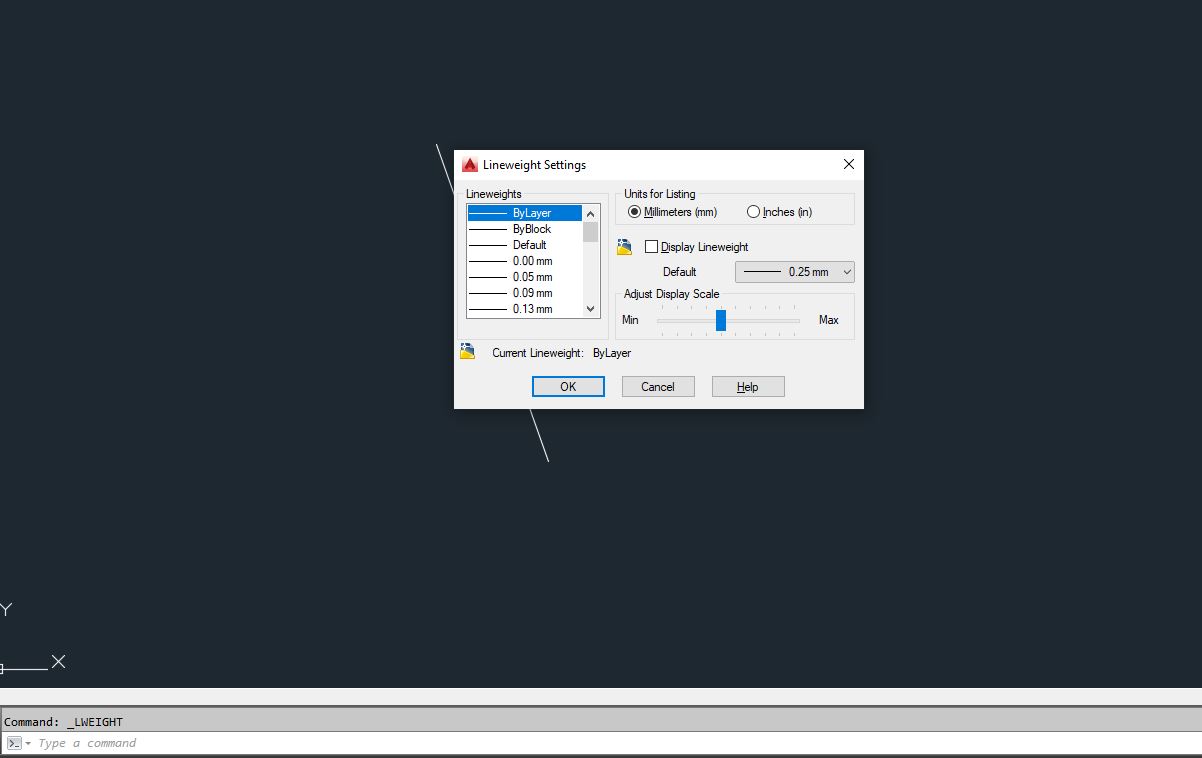Line weight won't change from metric to imperial. Autodesk Community