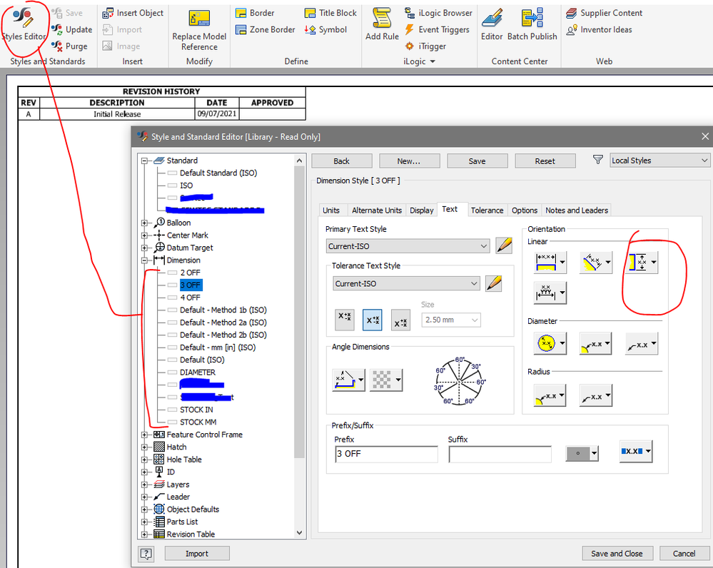 Dimension Orientation - Autodesk Community - Inventor