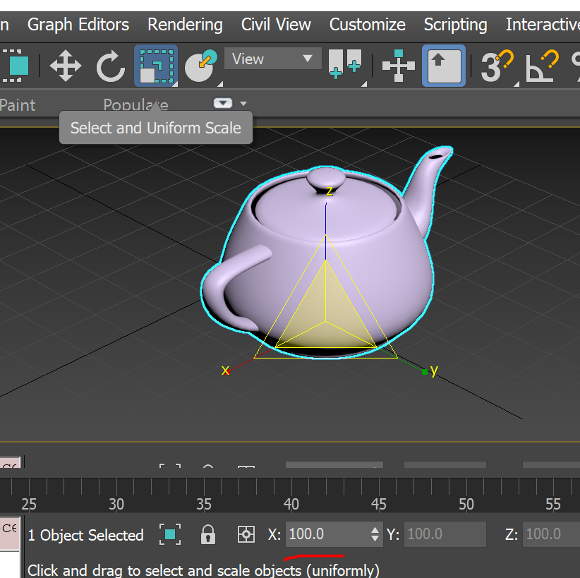 uniform scale by specific amount - Autodesk Community - 3ds Max