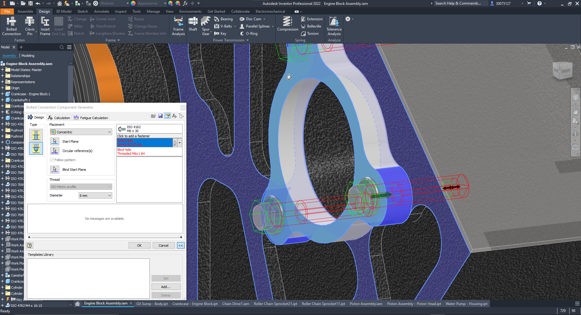 Inventor 2022 Can No Longer Make Bolted Connections With Counterbore/Countersink? Autodesk