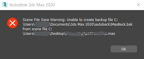 Çözüldü: Scene File Save Warning: Unable to create backup file Hatası ...