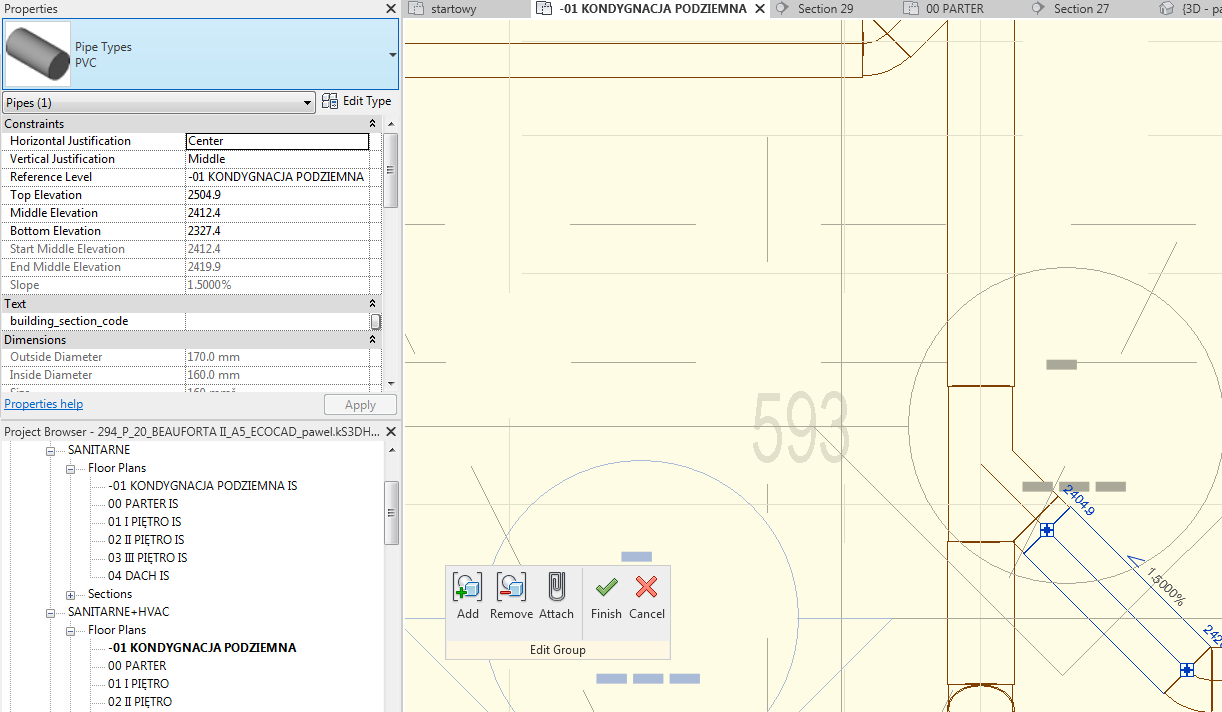 Solved: Problem with drawing sanitary piping system - Autodesk Community