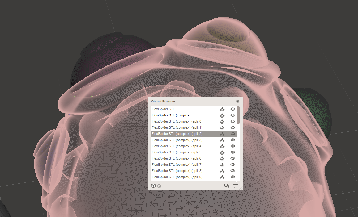 Solved: Split complex is only creating 2 of 4 eyes. - Autodesk Community