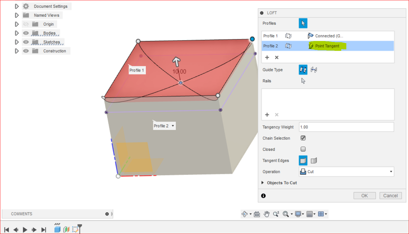 Solved: convert one face of a box to a concave surface - Autodesk Community