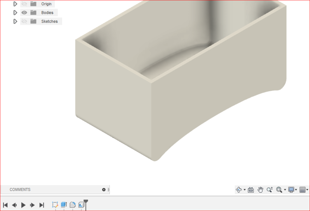 Solved: convert one face of a box to a concave surface - Autodesk Community