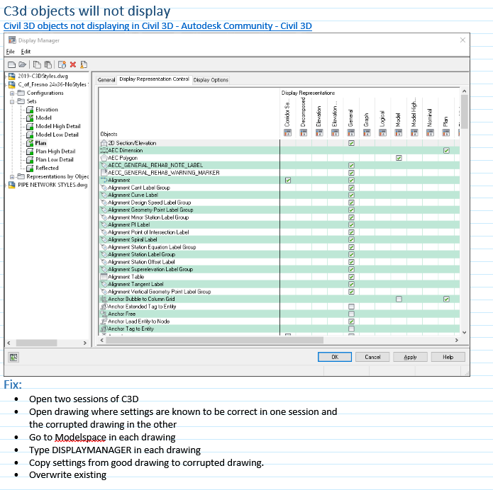 Solved: Display Manager AutoCAD Civil 3D 2017 - Autodesk ...