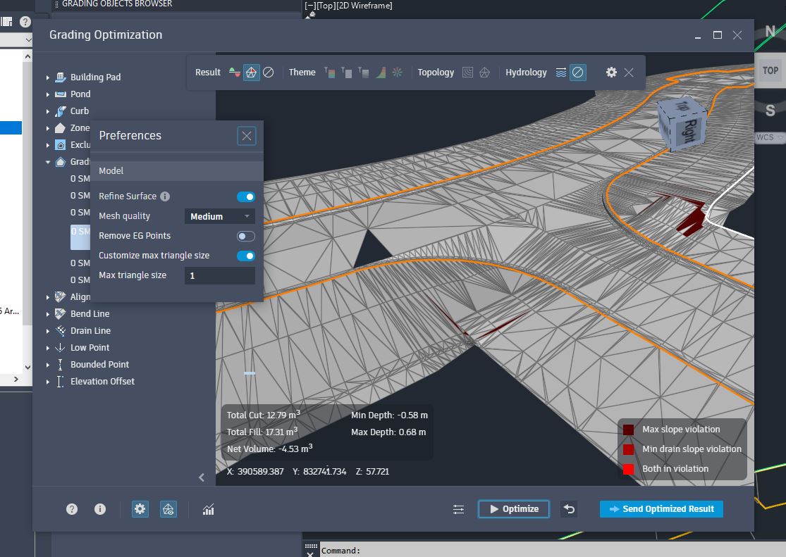 Grading Optimizer will not refine surface - Autodesk Community