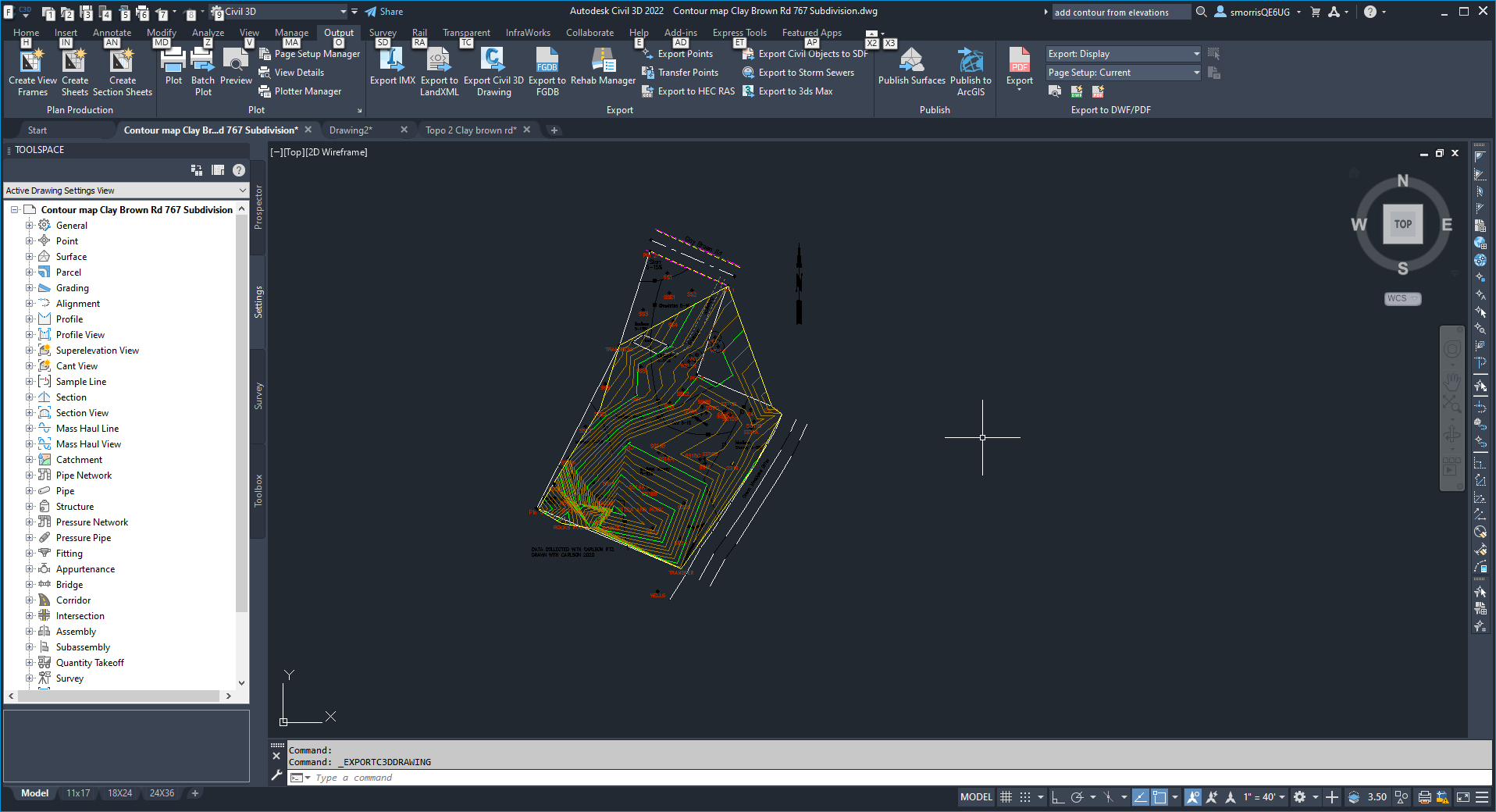 Solved: Contour line help in Civil 3D drawing - Autodesk Community