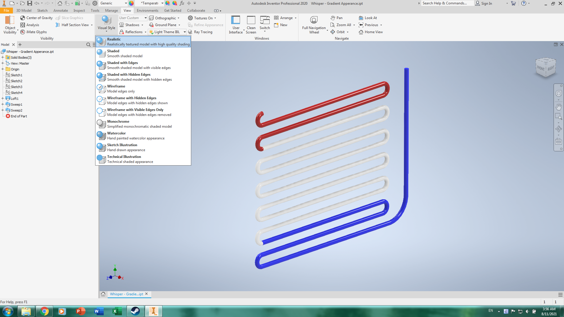 Solved: How to create fade color on a part surface? - Autodesk Community