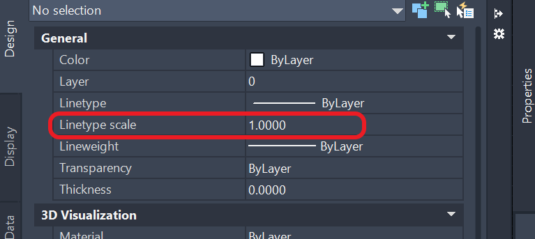 Autocad Linetype Scale Not Showing Correctly In Model Space