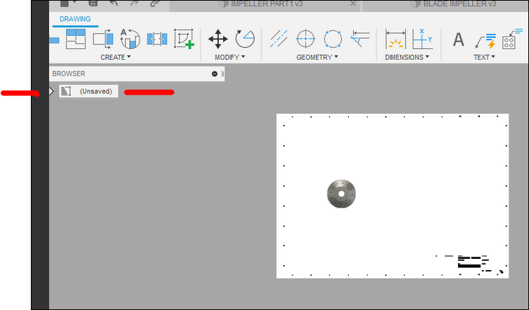 2D Drawing cannot works properly. the lines and design only appear ...