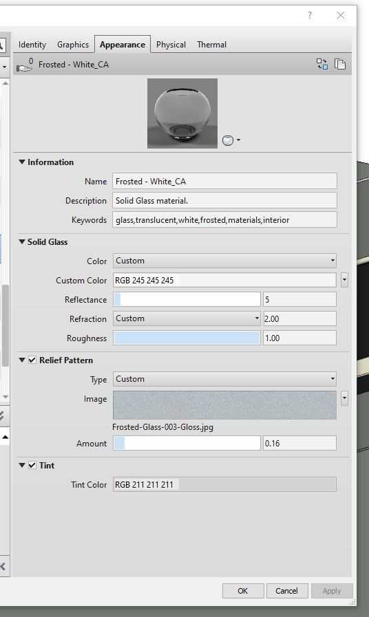 Solved How to change a window to frosted window Autodesk Community