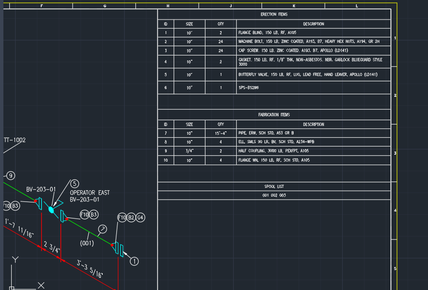Solved: create separate fabrication and erection table sections omits ...