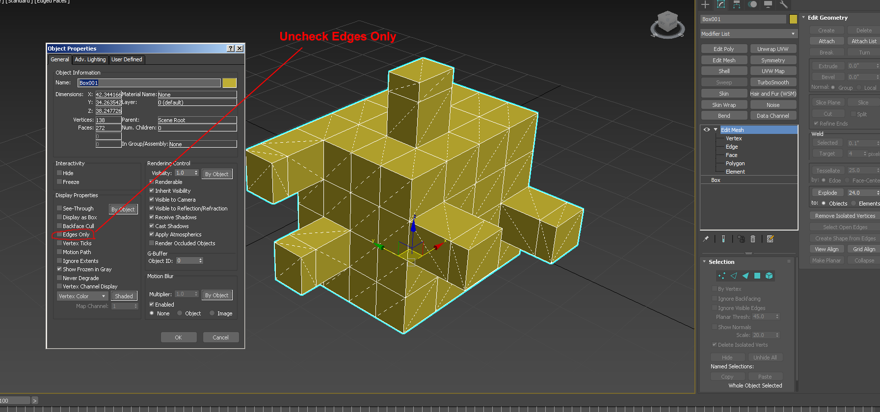 Display Triangles? - Autodesk Community - 3ds Max