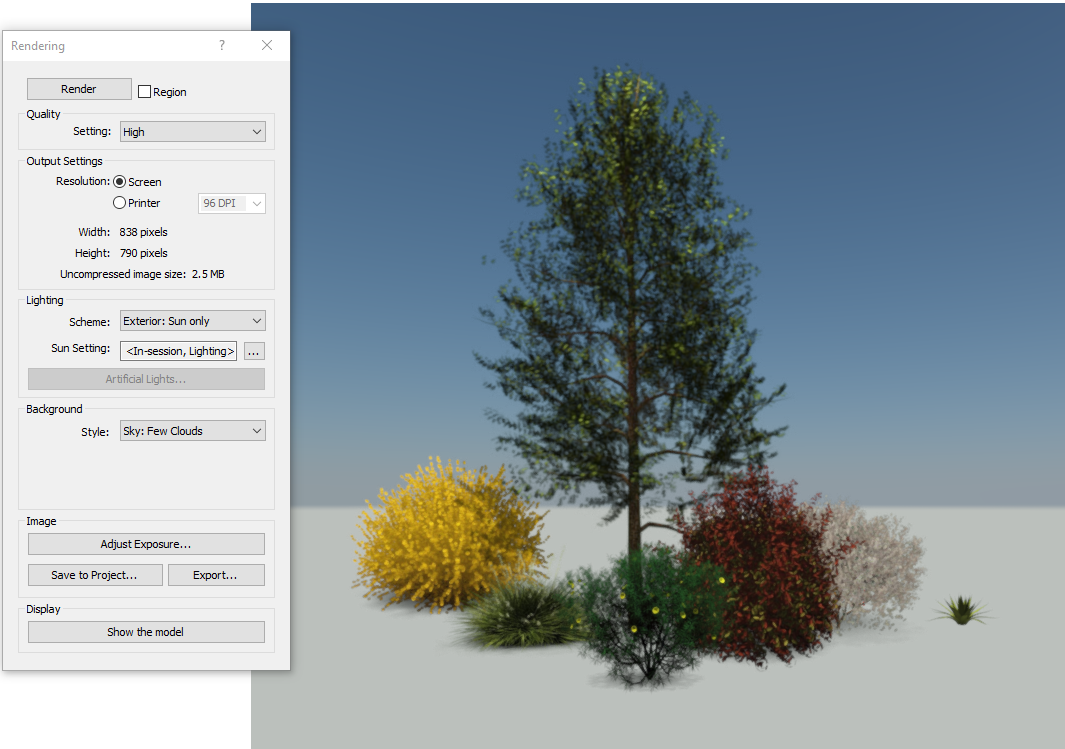 RPC Plants are too dark in 3D View - Autodesk Community