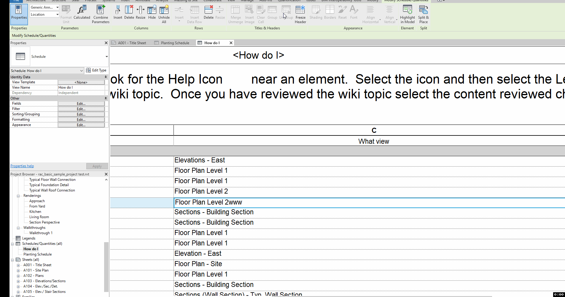 Fix the autofill in schedules and general - Autodesk Community