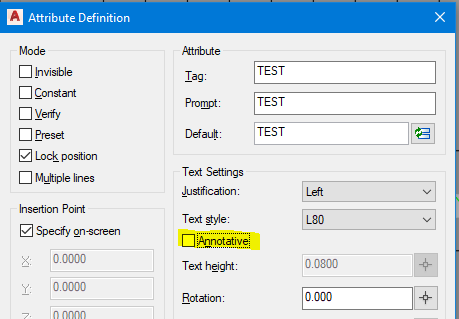 Solved: Can't rotate block attributes - text style memory issue ...