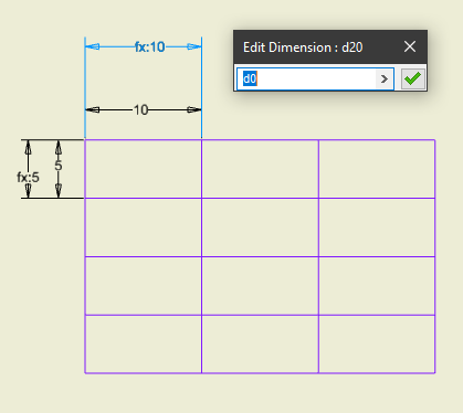 BUG - Rectangular array in DWG does not accept parameter references ...