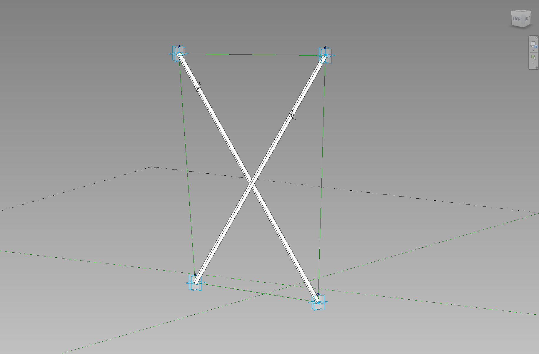 Solved: Extrusions along reference lines, trouble with behaviour of ...