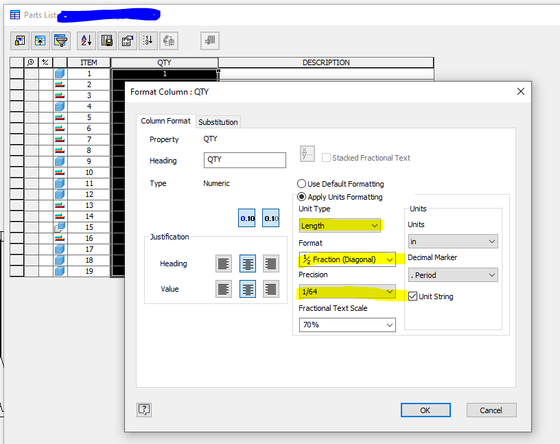 Solved: BOM lengths in Fraction Format? - Autodesk Community