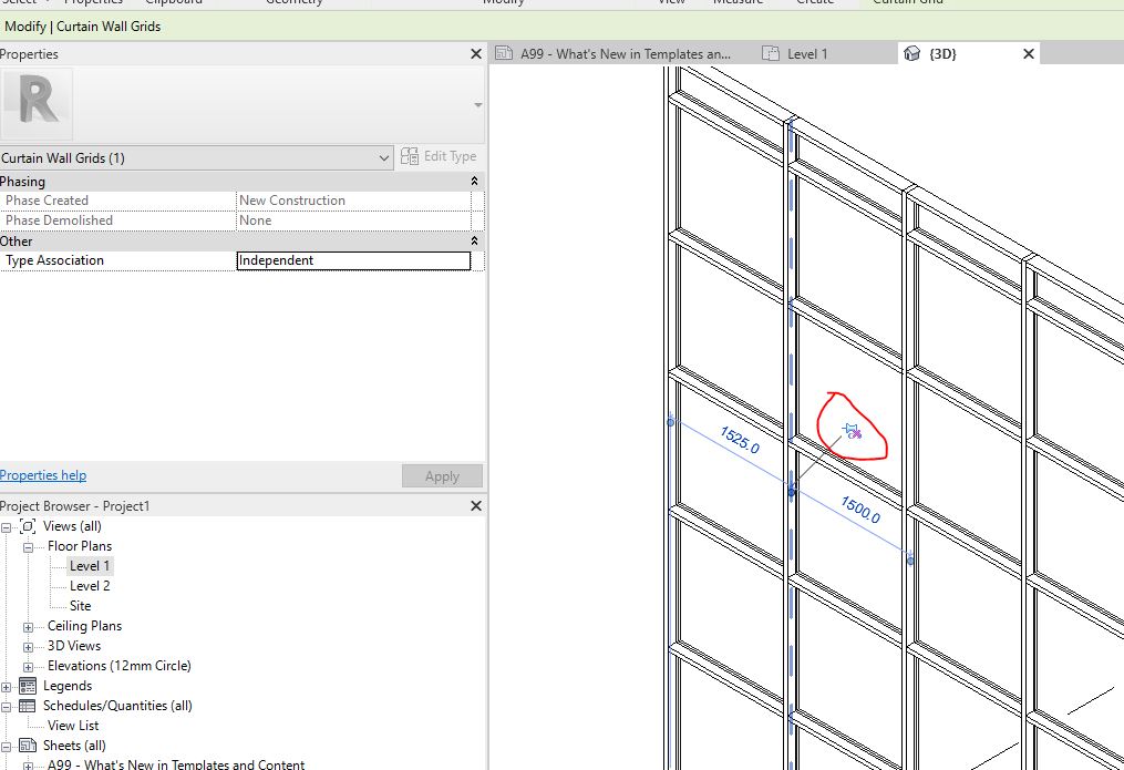 Curtain wall grid issues - Autodesk Community