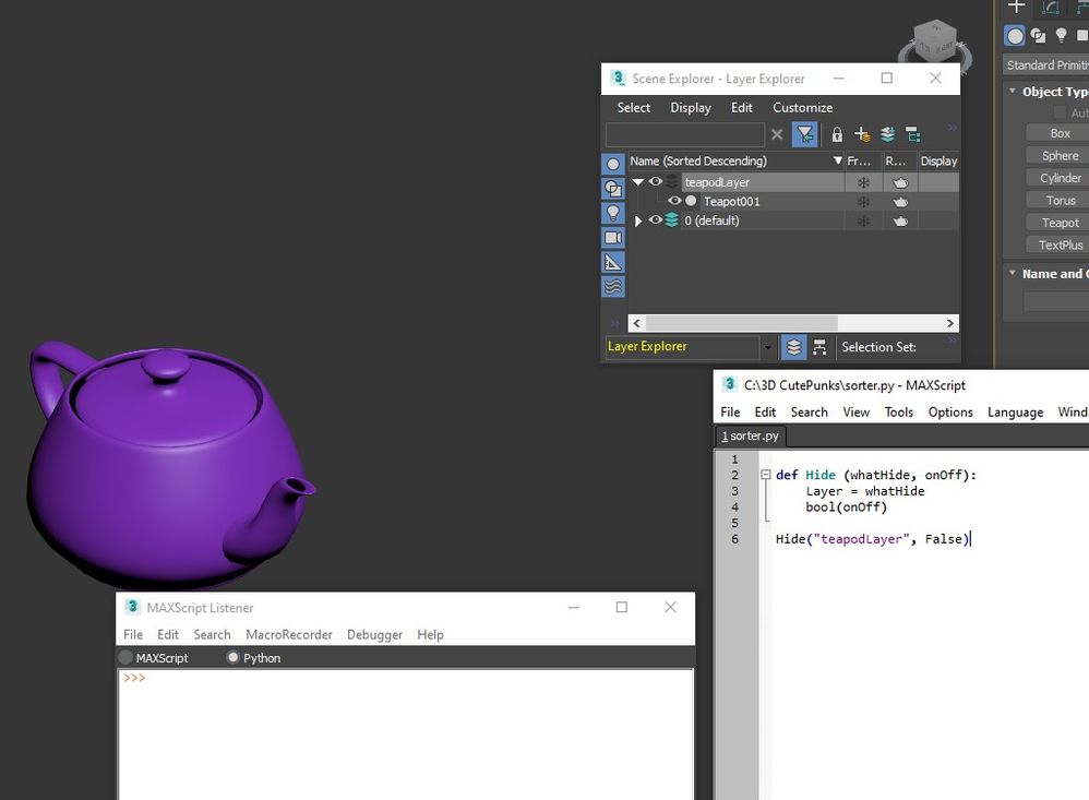 Solved: 3ds Max Python to Hide Layers - Autodesk Community - 3ds Max