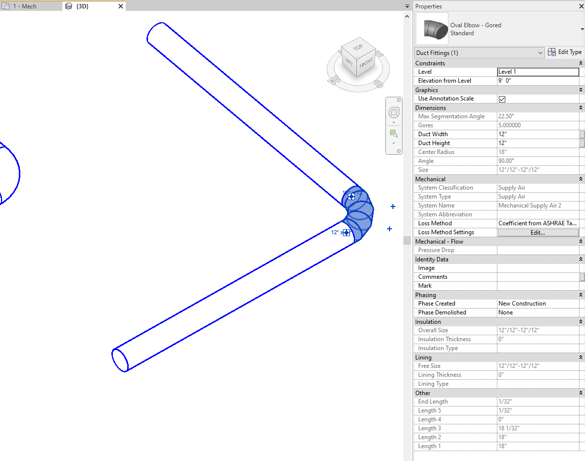 Solved: Round Duct 90° Fitting Creation - Autodesk Community