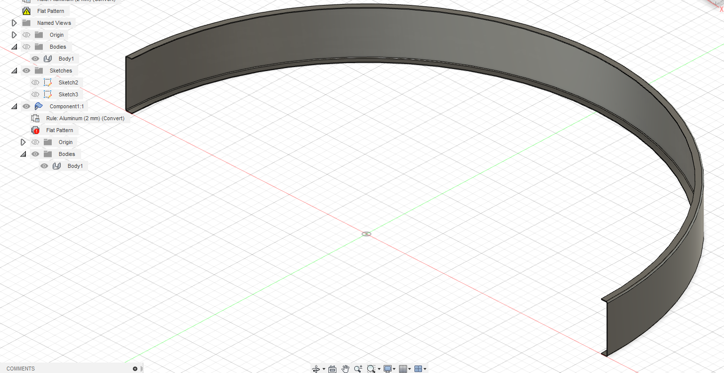 Solved: rolled sheet metal- flat pattern - Autodesk Community