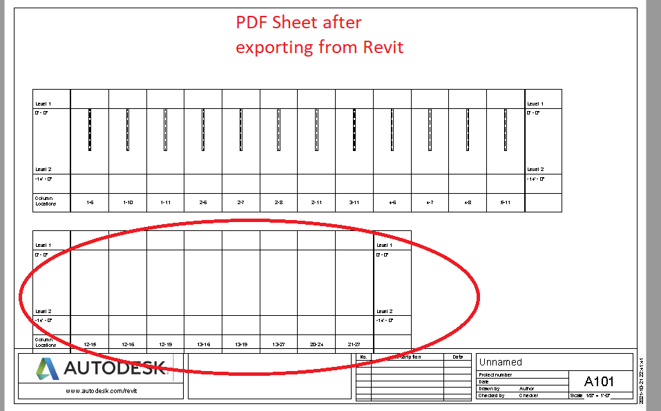 Revit Graphical Column Schedule PDF Export issue - Autodesk Community