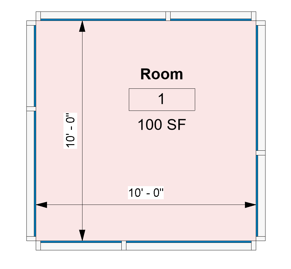 Space inside curtain walls - Autodesk Community