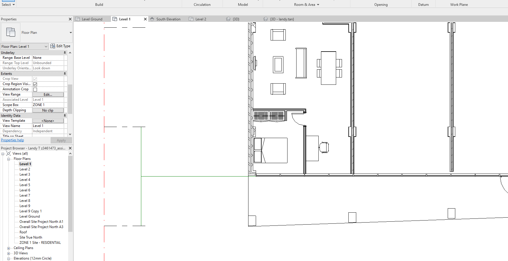Solved: Furniture on 1st floor is showing on ground floor - Autodesk ...