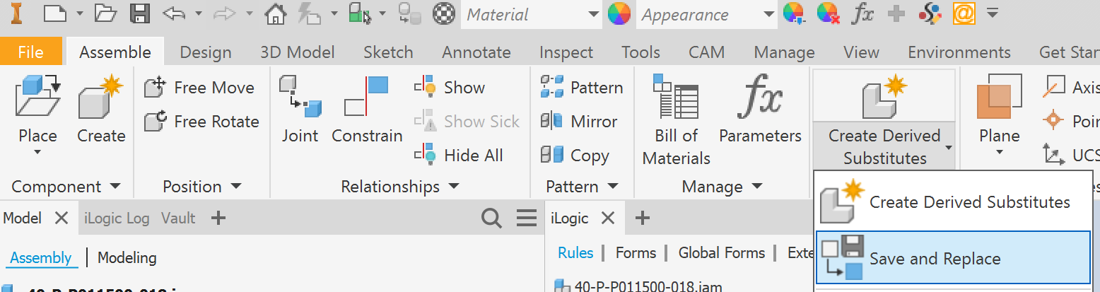 Solved: Component Replace and Keep (original) - Autodesk Community