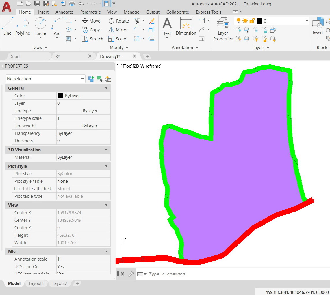 AutoCAD 2021: How to create boundaries for multiple hatches in ...