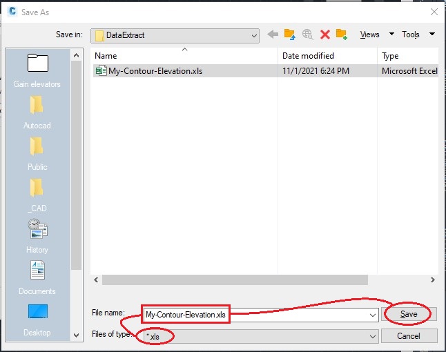 Solved: data extract contours length and z value - Autodesk Community