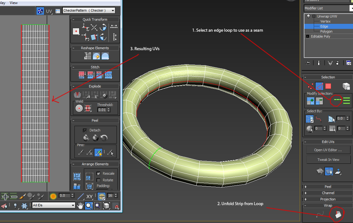 Blender style UV Unwrap? - Autodesk Community - 3ds Max