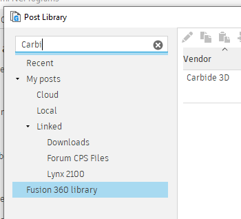 Solved: Post processing for carbide-3d - Autodesk Community