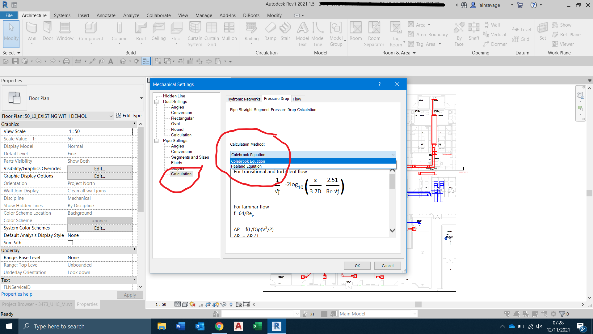 Pipe Pressure Drop Calculator Not Available Warning - Autodesk Community