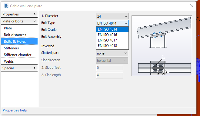 Steel connections - set default bolt type and bolt grade - Autodesk ...