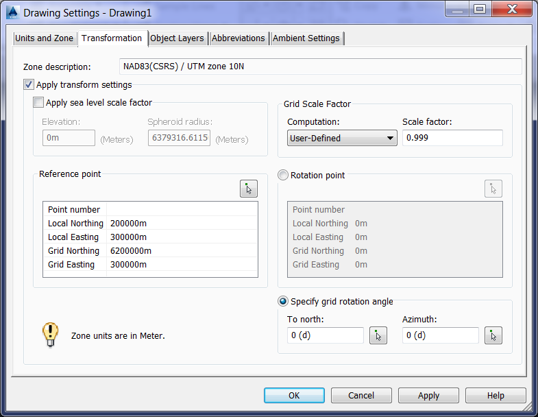 LOCAL COORDINATE TO GRID COORDIANTE TRANSFORMATION - Autodesk Community