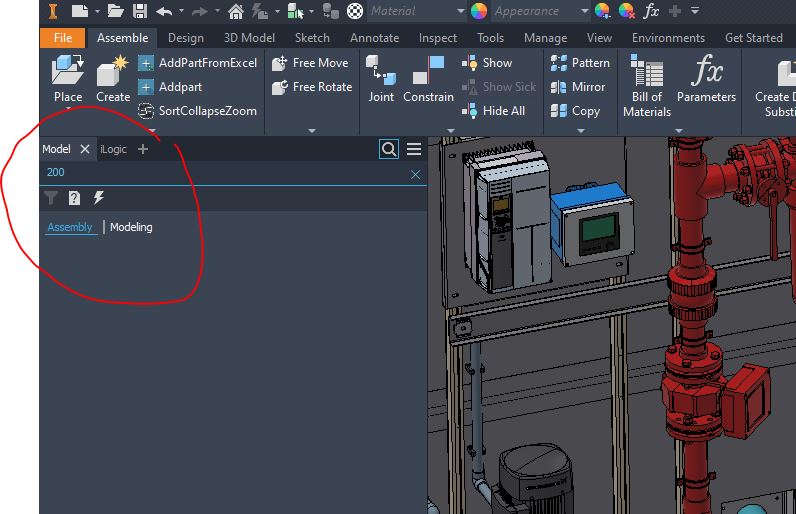 searching in model browser - Autodesk Community