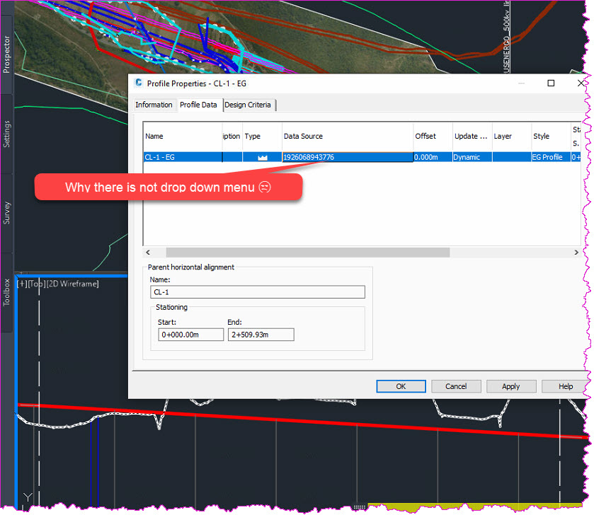 Change Profile Surface Source-Data - Autodesk Community